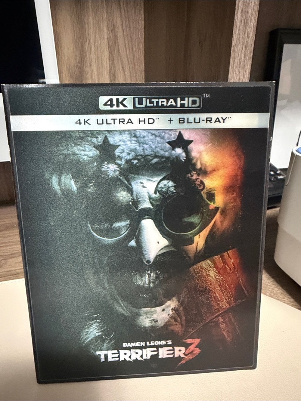 Terrifier 3 4K Ultra HD + Blu-ray With Slipcover - Brand New - Horror Movie